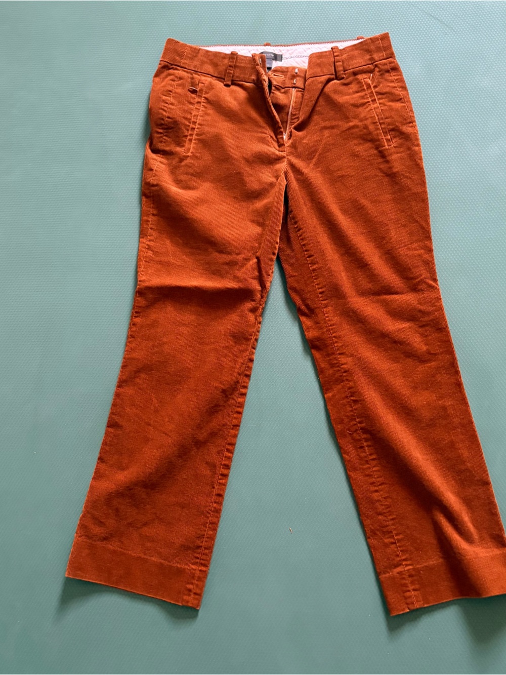 J. Crew Copper Brown Women’s Corduroy Ankle / cropped Pants